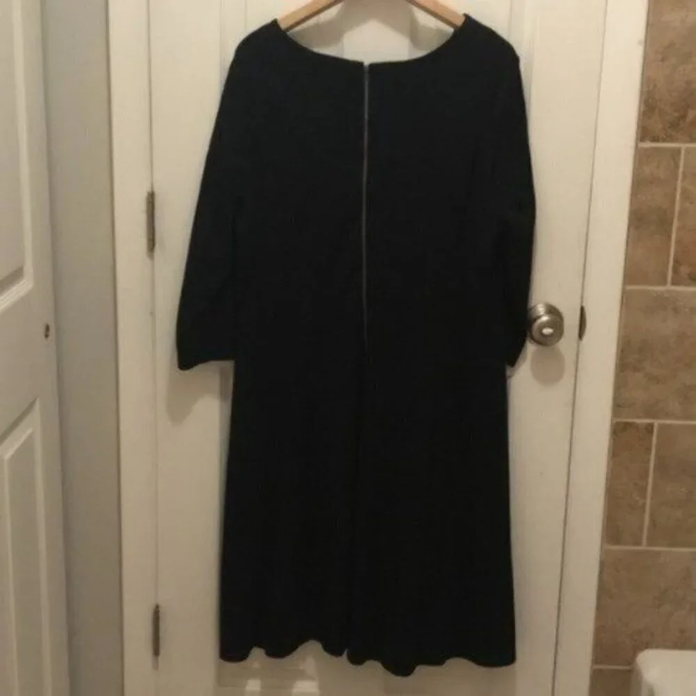 NWT Lane Bryant Little Black Dress w/ Long Sleeves 18/20 - Picture 4 of 5